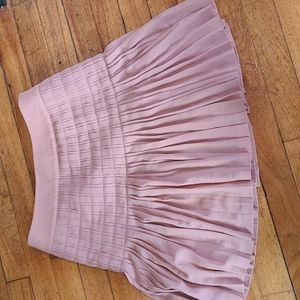 J. Crew Dusty Pink Pleated Skirt